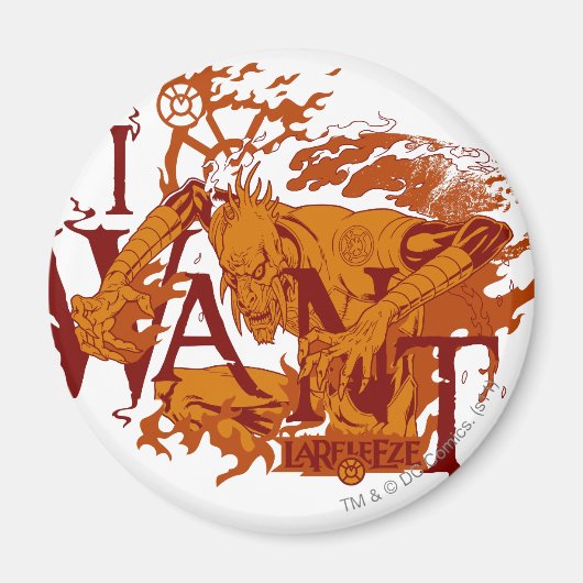 Larfleeze - Agent Sinaasappel 12 Magneet (Voorkant)