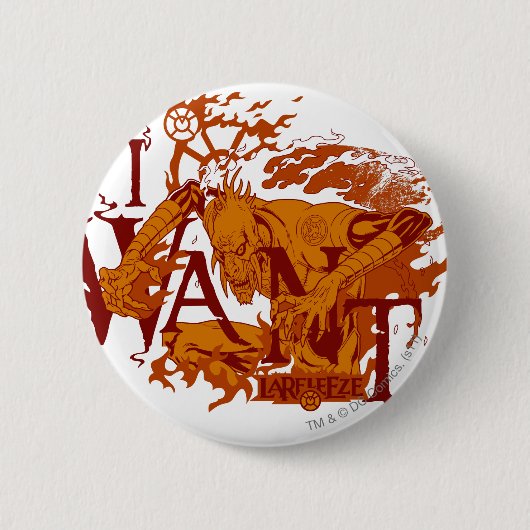 Larfleeze - Agent Sinaasappel 12 Ronde Button 5,7 Cm (Voorkant)