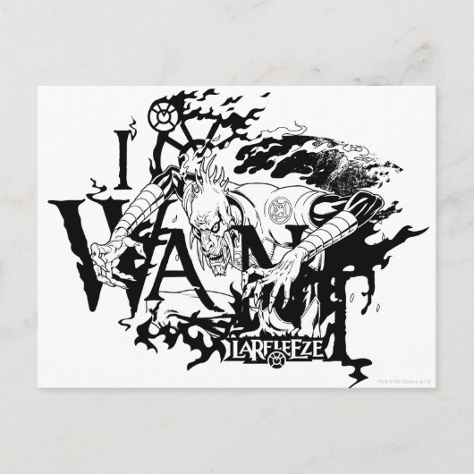 Larfleeze - Agent Sinaasappel 13 Briefkaart (Voorkant)