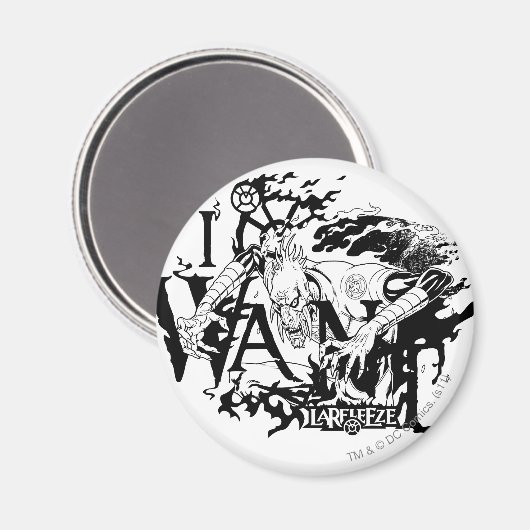 Larfleeze - Agent Sinaasappel 13 Magneet (Voorkant / Achterkant)