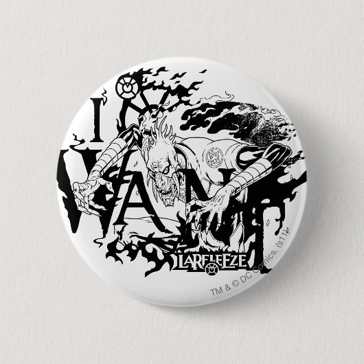 Larfleeze - Agent Sinaasappel 13 Ronde Button 5,7 Cm (Voorkant)