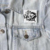 Larfleeze - Agent Sinaasappel 13 Vierkante Button 5,1 Cm (In situ)