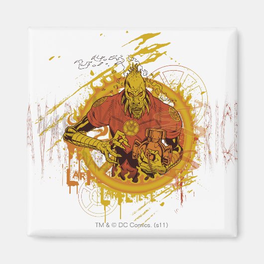 Larfleeze - Agent Sinaasappel 14 Magneet (Voorkant)