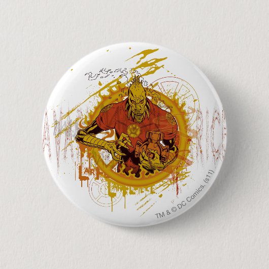 Larfleeze - Agent Sinaasappel 14 Ronde Button 5,7 Cm (Voorkant)