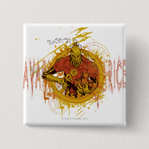 Larfleeze - Agent Sinaasappel 14 Vierkante Button 5,1 Cm