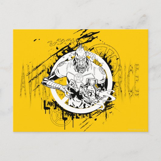 Larfleeze - Agent Sinaasappel 15 Briefkaart (Voorkant)