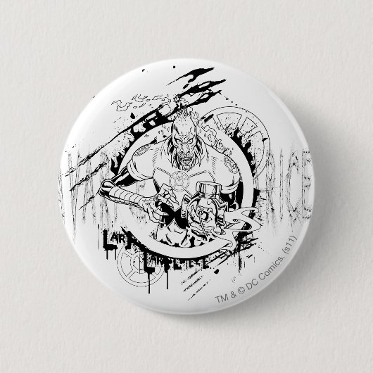 Larfleeze - Agent Sinaasappel 15 Ronde Button 5,7 Cm (Voorkant)