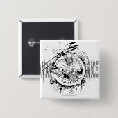 Larfleeze - Agent Sinaasappel 15 Vierkante Button 5,1 Cm (Voorkant /achterkant)