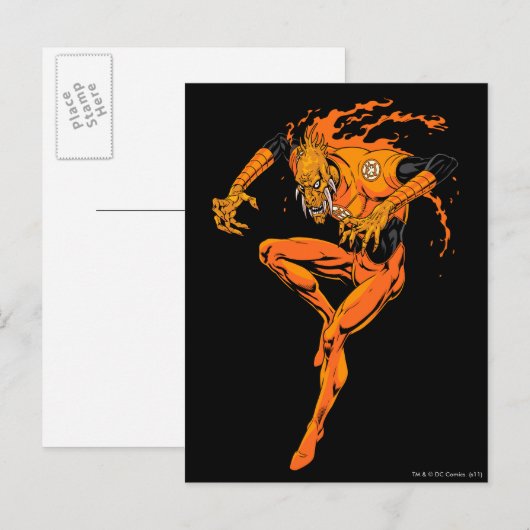 Larfleeze - Agent Sinaasappel 1 Briefkaart (Voorkant / Achterkant)