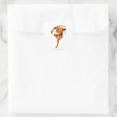 Larfleeze - Agent Sinaasappel 1 Vierkante Sticker (Tas)
