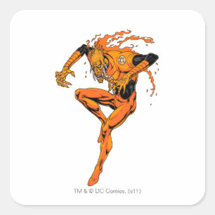 Larfleeze - Agent Sinaasappel 1 Vierkante Sticker