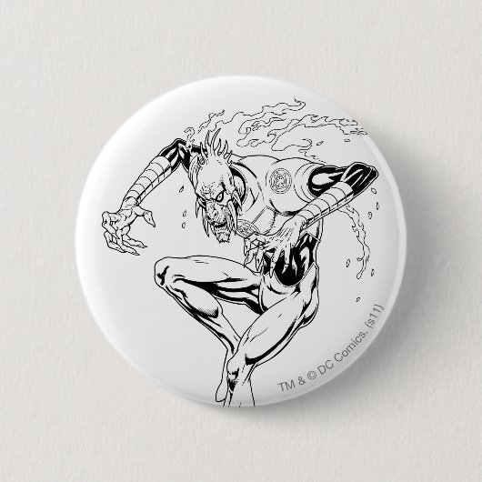 Larfleeze - Agent Sinaasappel 3 Ronde Button 5,7 Cm (Voorkant)