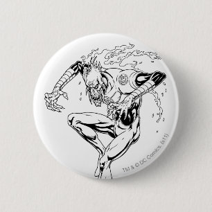 Larfleeze - Agent Sinaasappel 3 Ronde Button 5,7 Cm