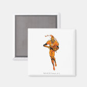 Larfleeze - Agent Sinaasappel 4 Magneet (Voorkant / Achterkant)