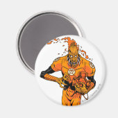 Larfleeze - Agent Sinaasappel 4 Magneet (Voorkant / Achterkant)