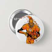 Larfleeze - Agent Sinaasappel 4 Ronde Button 5,7 Cm (Voorkant /achterkant)