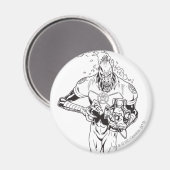 Larfleeze - Agent Sinaasappel 6 Magneet (Voorkant / Achterkant)