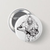 Larfleeze - Agent Sinaasappel 6 Ronde Button 5,7 Cm (Voorkant /achterkant)