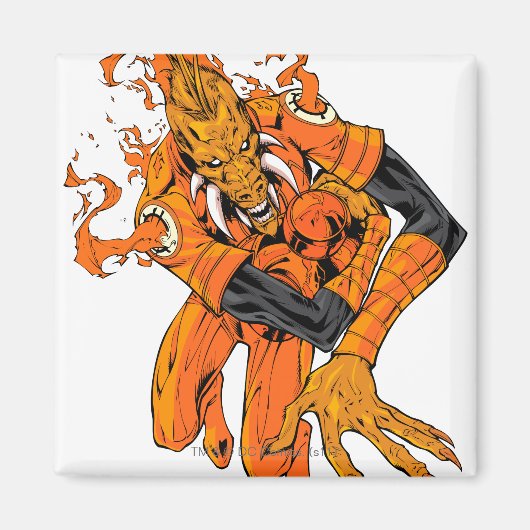 Larfleeze - Agent Sinaasappel 7 Magneet (Voorkant)