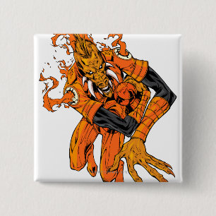 Larfleeze - Agent Sinaasappel 7 Vierkante Button 5,1 Cm