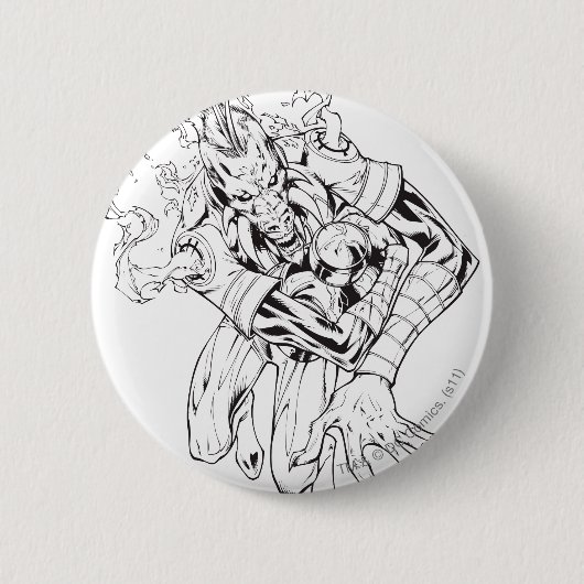 Larfleeze - Agent Sinaasappel 9 Ronde Button 5,7 Cm (Voorkant)