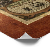 Large "1595 World Map of Hondius" Historic Map Poster (Hoek)