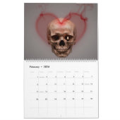 Large 2026 Skull Art Calendar Kalender (Feb 2026)