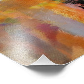 Large Abstract Acrylic Painting Foto Afdruk (Hoek)