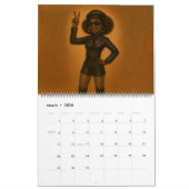 Large African American/Black Woman 2026 Calendar  Kalender (Mar 2026)