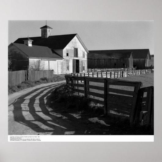 Large Barn and Road, maart 1962 Poster (Voorkant)