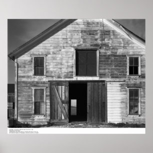 Large Barn, UC Santa Cruz, maart 1962 Poster