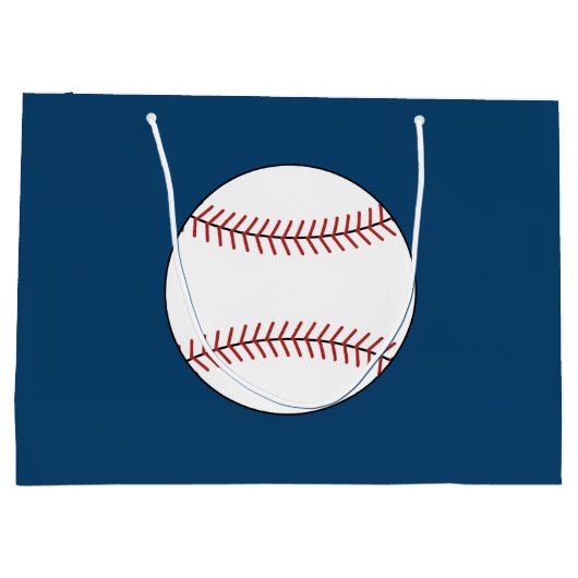 Large Baseball Gift Bag Groot Cadeauzakje (Achterkant)