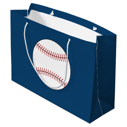 Large Baseball Gift Bag Groot Cadeauzakje (Achterkant Gekanteld)