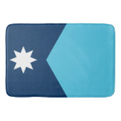 Large bath mat with flag of Minnesota, USA (Voorkant)