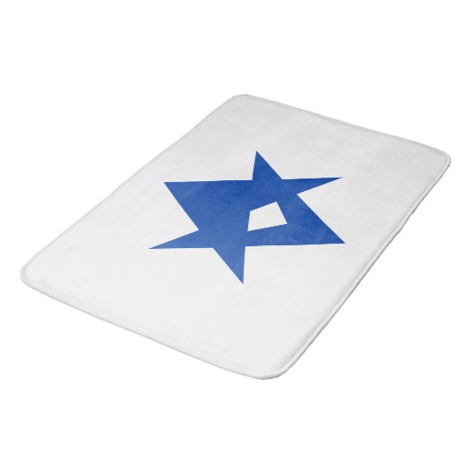 Large bath mat with flag of Toyota City, Japan (Gekanteld)