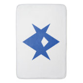 Large bath mat with flag of Toyota City, Japan (Voorkant Verticaal)