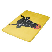 Large bath mat with flag of Uri Canton, Swiss (Gekanteld)