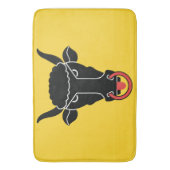 Large bath mat with flag of Uri Canton, Swiss (Voorkant Verticaal)