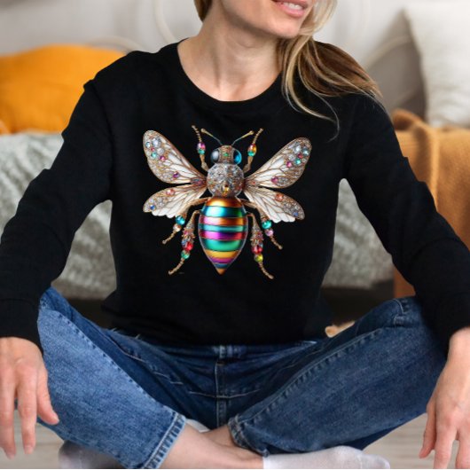 Large Bejewelled Bee T-shirt