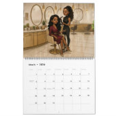Large Black Woman Calendar 2026 Kalender (Mar 2026)