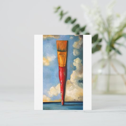 Large_Brush[1] Briefkaart (Staand voorkant)