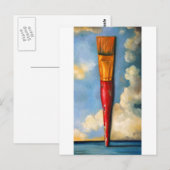 Large_Brush[1] Briefkaart (Voorkant / Achterkant)