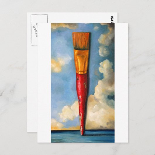 Large_Brush[1] Briefkaart (Voorkant / Achterkant)