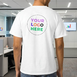 Large Business Logo (medewerker van het bedrijf) T-shirt