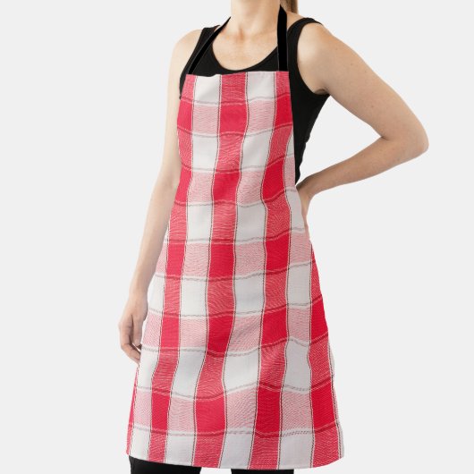 Large Checkered Apron Schort (Insitu)