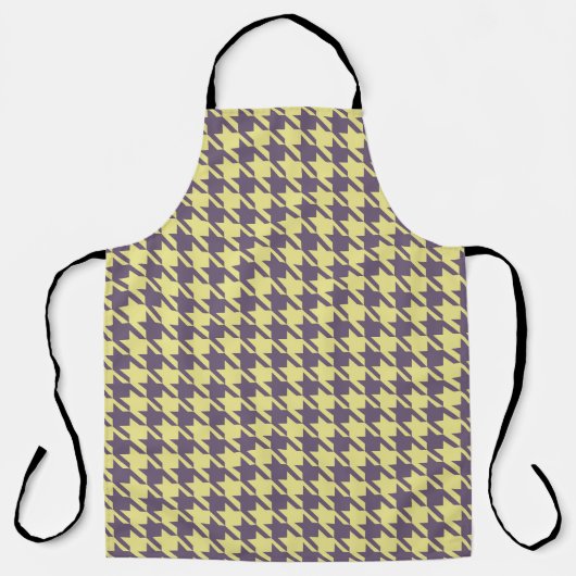 Large Checkered Apron Schort (Voorkant)