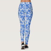 Large China blue and white pattern Leggings (Achterkant)