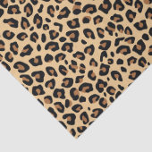 Large Classic Tan and Black Leopard Fur Spots Tissuepapier (Detail)