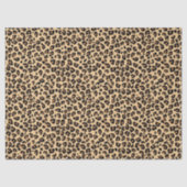 Large Classic Tan and Black Leopard Fur Spots Tissuepapier (Voorkant)