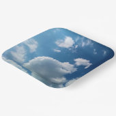 Large cloud papieren bordje (Gebogen)